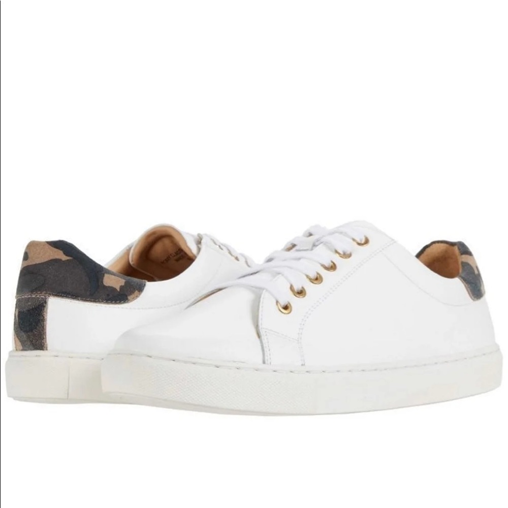 Jack Rogers white sneaker with camo detail size 7.5
